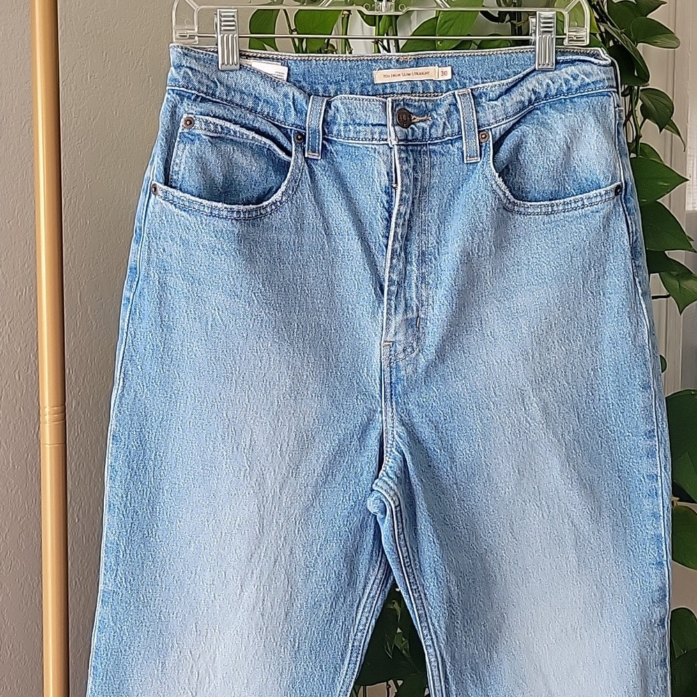 Levi's 70s High Slim Straight Jens Size 30 - Picture 3 of 15